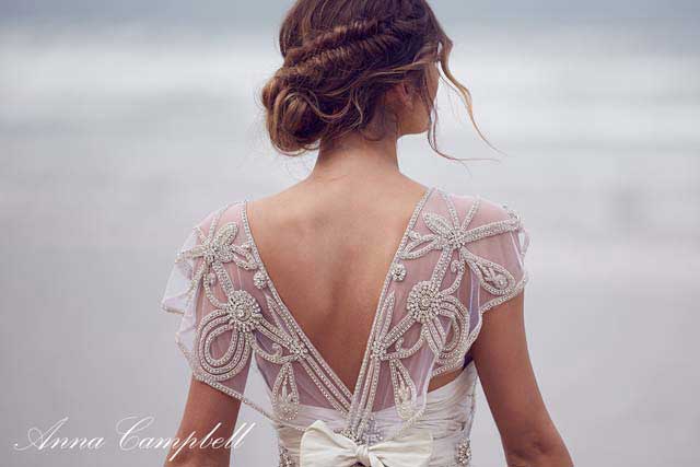 embroidered wedding dress