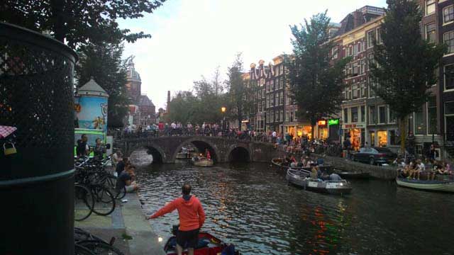 amsterdam'daki kanallar