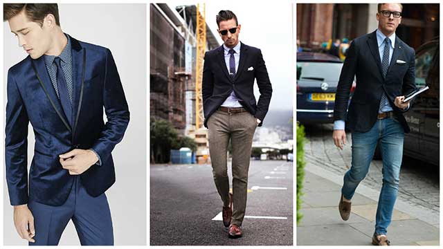 what to wear with a navy blazer