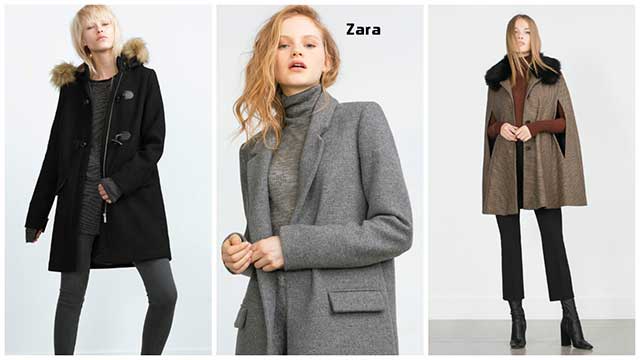 Zara womens coats 2016
